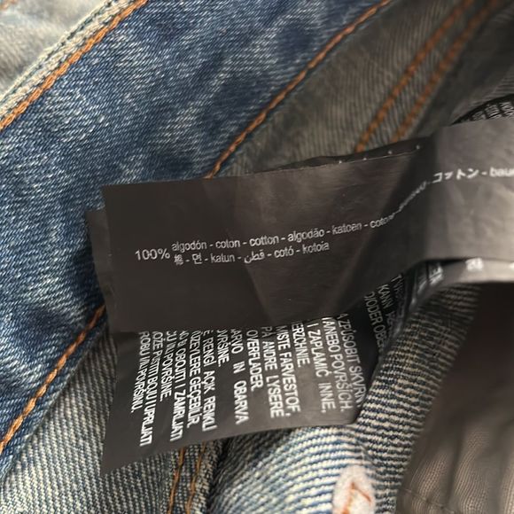 Zara The Raw Hem Mid Rise Slim Jeans - Picture 8 of 10